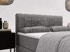 Boxspringbett mit Bettkasten 180x200 Forte Grau