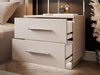 Nachttisch mit zwei Schubladen Nuveo Kaschmir