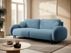 Schlafsofa mit Bettfunktion und Bettkasten Alta Blau