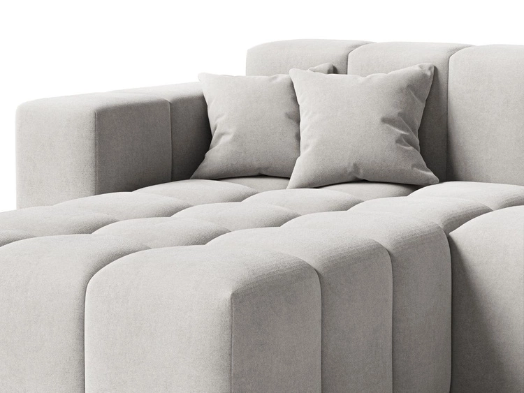 Ecksofa L-Form Links Moderne Ecksofa Loopo Grau