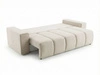 Schlafsofa mit Bettfunktion und Bettkasten Miro Beige
