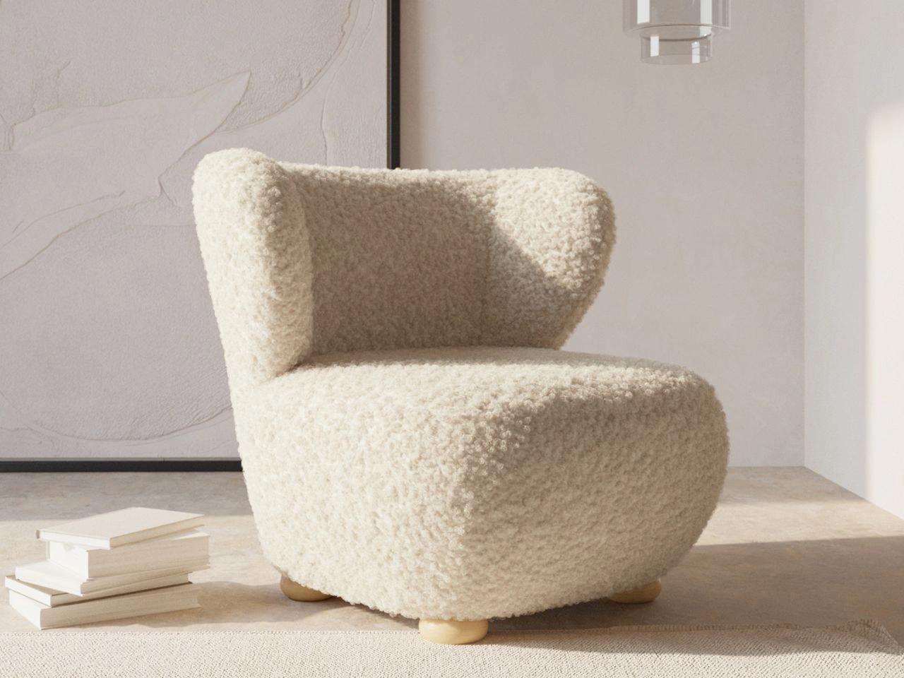Sessel Creme