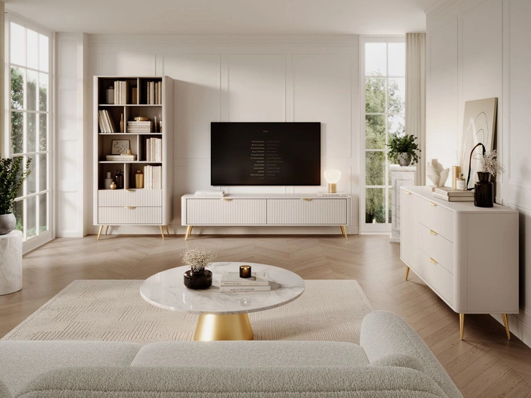 Regal mit Schubladen Latina Beige