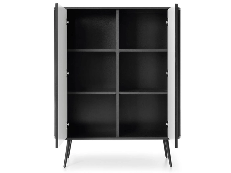 Türkommode Viva Schwarze auf Schwarzen Beinen