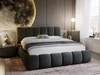 Polsterbett mit Bettkasten und Lattenrost 120x200 Cloud Dunkelgrau