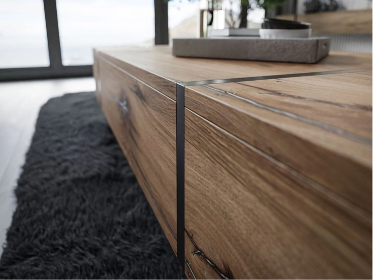 Couchtisch im Glamour-Stil Lunelie Kaschmir Hochglanz