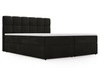 Boxspringbett mit Bettkasten 200x200 Maison Dunkelgrau