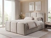 Boxspringbett mit Bettkasten 140x200 Campi Grau