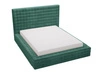 Polsterbett mit Bettkasten und Lattenrost 140x200 Barbados Grün