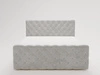 Boxspringbett mit Bettkasten 180x200 Lunaris Hellgrau
