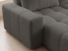 Ecksofa L-Form mit Schlaffunktion und Bettkasten Bresso Dunkelgrau