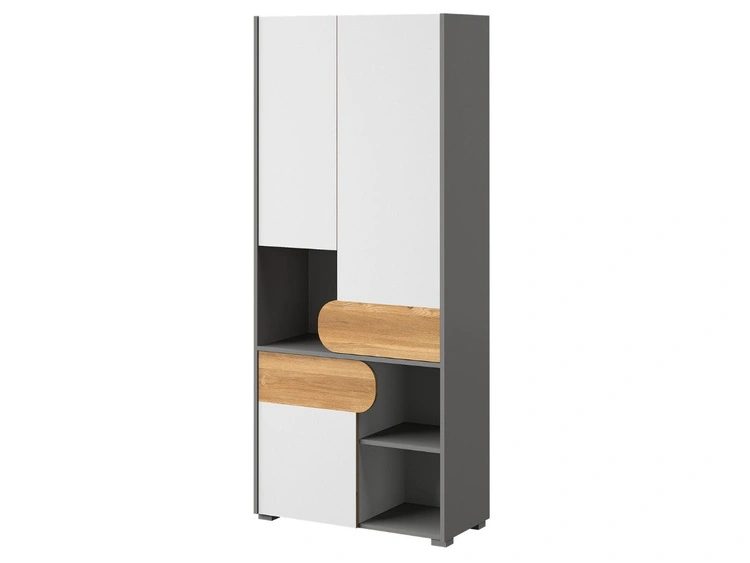 Ein Möbel-Set für ein Jugendzimmer Casa Nash Eiche, Weiß, Grau