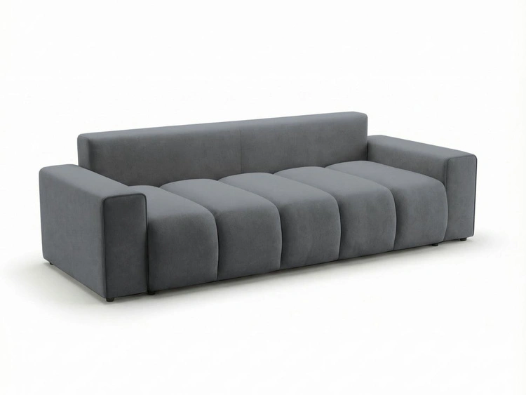 Schlafsofa mit Bettfunktion und Bettkasten Miro Dunkelgrau