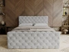 Boxspringbett mit Bettkasten 180x200 Lunaris Hellgrau