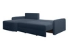 Ecksofa L-Form mit Schlaffunktion und Bettkasten Arvento Dunkelblau
