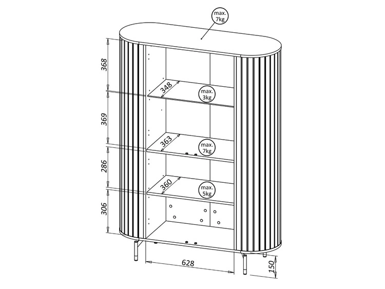 Schlafzimmerset Soria Kaschmir