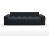 Schlafsofa mit Bettfunktion und Bettkasten Miro Schwarz