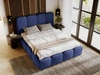 Polsterbett mit Bettkasten und Lattenrost 180x200 Galli Blau