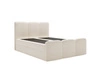 Boxspringbett mit Bettkasten 160x200 Campi Creme