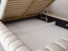 Polsterbett mit Bettkasten und Lattenrost 120x200 Italia Creme