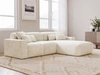 Ecksofa L-Form Rechts Moderne Ecksofa Leni Beige
