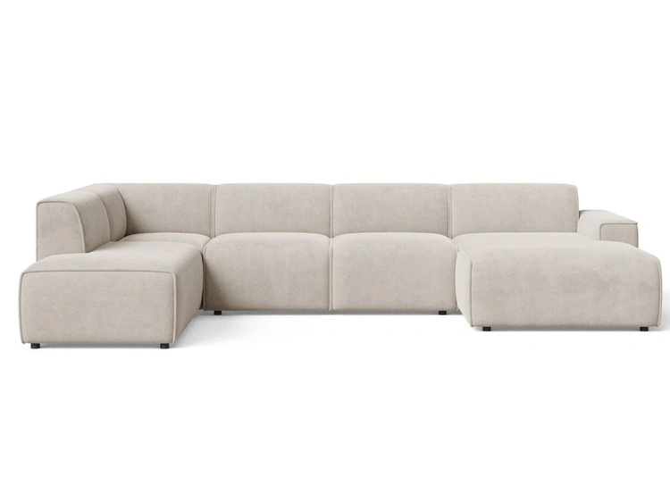 Wohnlandschaft Links Belluno Hellbeige
