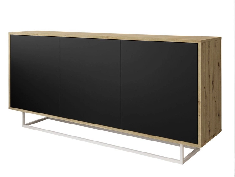 Mattschwarz || Artisan Eiche \ Weiß