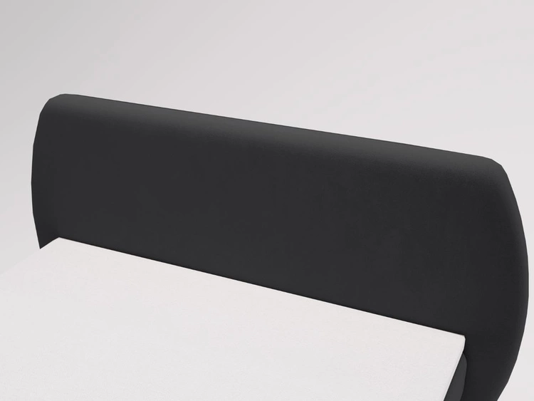 Boxspringbett mit Bettkasten 180x200 Bogota Schwarz