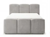 Boxspringbett mit Bettkasten 120x200 Campi Grau