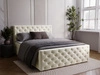 Boxspringbett mit Bettkasten 120x200 Montego Creme