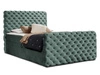 Boxspringbett mit Bettkasten 160x200 Cleo Lux Hellgrün