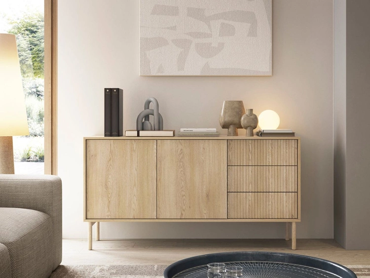 Kommode mit Türen und Schubladen 154 Gradimento Eiche Cremona