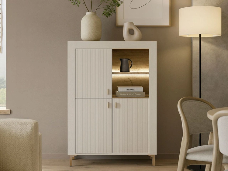 Möbelset für Wohnzimmer Messina Kaschmir