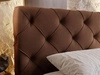 Polsterbett mit Bettkasten und Lattenrost 180x200 Milano Braun