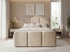 Boxspringbett mit Bettkasten 120x200 Campi Beige