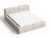Polsterbett mit Bettkasten und Lattenrost 120x200 Aubi Beige