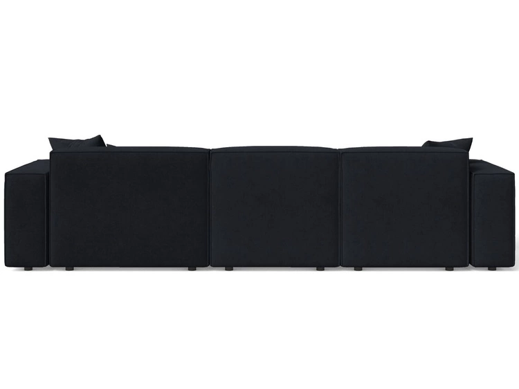 Ecksofa L-Form Rechts Arizona Schwarz