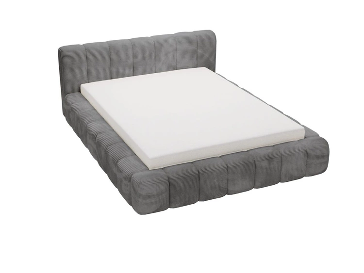 Polsterbett mit Bettkasten und Lattenrost 180x200 Ibiza Graphit