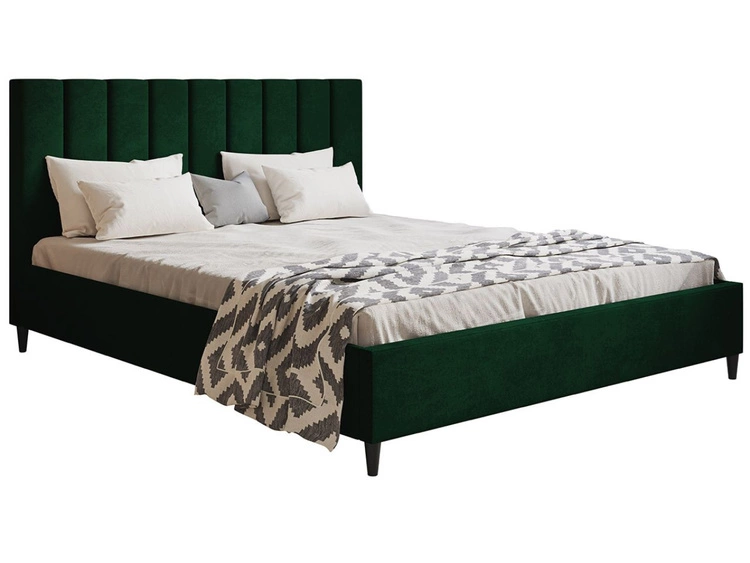 Polsterbett mit Lattenrost 180x200 Snazi Grün