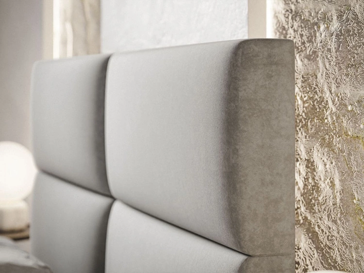 Boxspringbett mit Bettkasten 120x200 Hera Dunkelblau