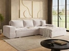 Ecksofa L-Form mit Schlaffunktion und Bettkasten Sonia Beige