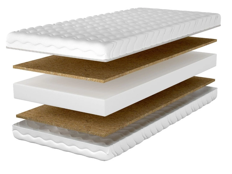 Schaummatratze mit Kokosmatte und Polyurethanschaum Fino 15 200x200