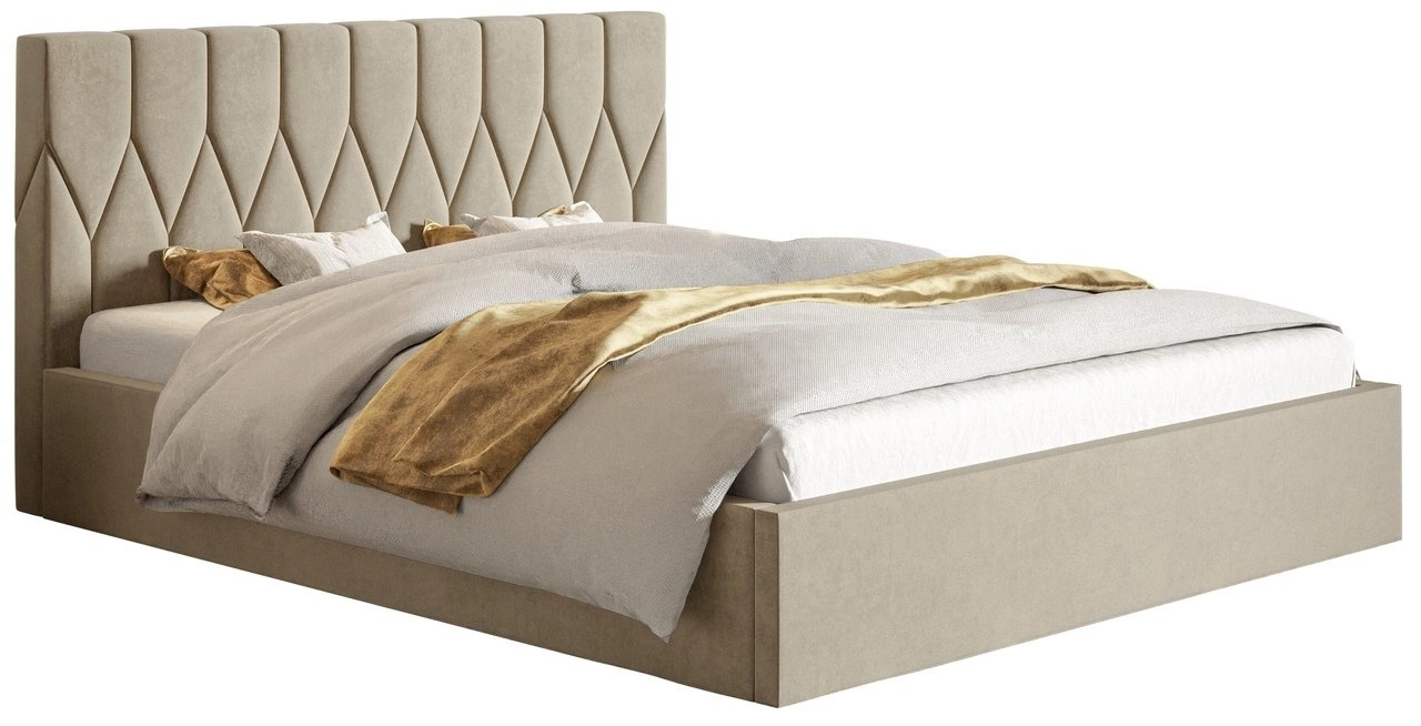 Elegant Doppelbett Gaja 120x200 - Beige