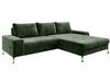 Ecksofa L-Form Rechts mit Schlaffunktion und Bettkasten Tonny Dunkelgrün