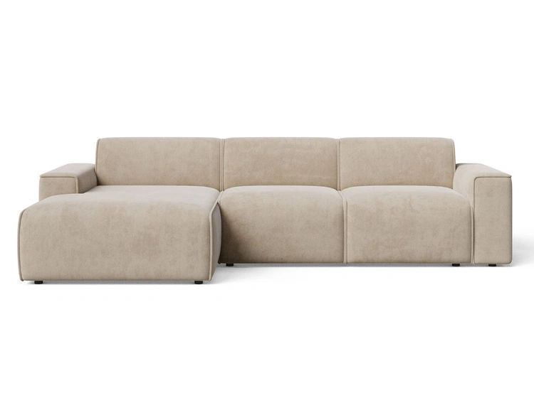 Ecksofa L-Form Links Lavia Beige