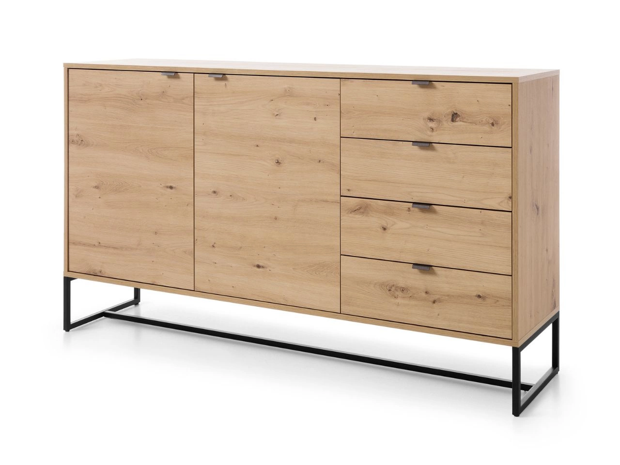 Kommode mit Türen und Schubladen Anime Eiche Artisan