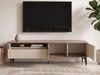TV-Schrank mit Seitenschränken, 180 cm, Arelis Kaschmir, Royal Nussbaum