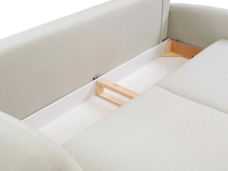 Schlafsofa mit Bettfunktion und Bettkasten Alta Hellgrau