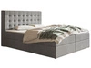 Boxspringbett mit Bettkasten 160x200 Denza Grau