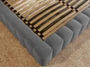 Polsterbett mit Bettkasten und Lattenrost 120x200 Rotto Grau